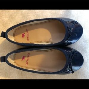 Crew cuts navy ballet flats